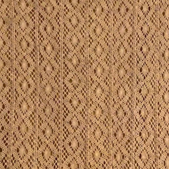 VINTAGE ALBERTO MAKALI Velvet Lace Pleated Boho Floral Skirt size 30 - Picture 3 of 9